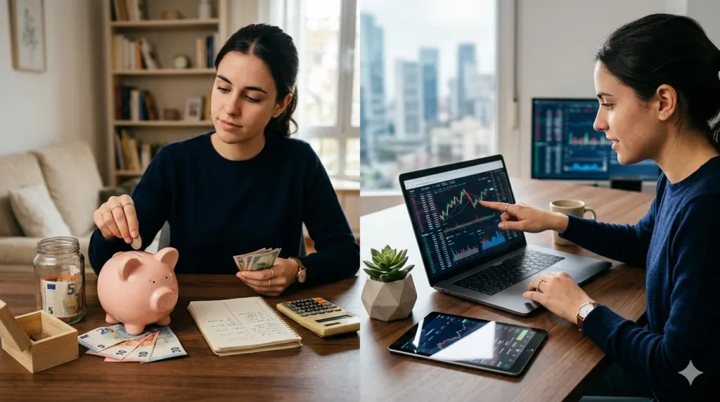 Ahorro e inversión: diferencias clave para principiantes