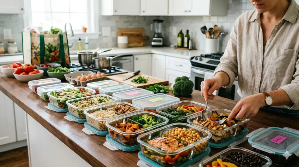 Prep Semanal: Cómo Organizar tus Comidas y Ahorrar Tiempo Cada Semana
