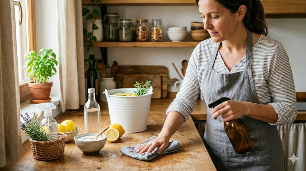 Cómo limpiar el hogar de forma natural y sin químicos agresivo